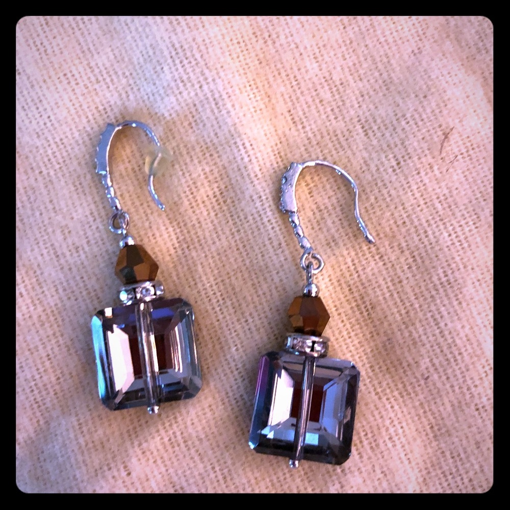 Earrings and matching necklace